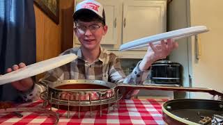 Video thumbnail for Gibson Mastertone Banjo Setup - 5 Star vs. Remo Head by Lincoln Hensley