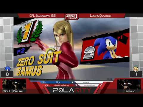 CFL Smackdown 166 WiiU - King Will (Sonic) vs Popparat (ZSS) - Losers Quarters