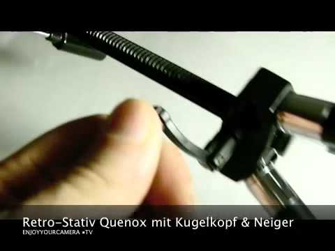 Retro Stativ Quenox mit Kugelkopf & Neiger - #eycquenox