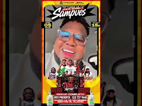fiesta en Sampues - Sucre Domingo 05 julio