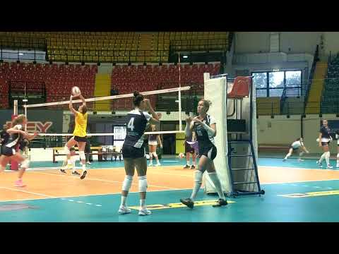 ALLENAMENTO CONGIUNTO DI MONZA, IL RISCALDAMENTO DELLE GUERRIERE DELLA TECNOTEAM