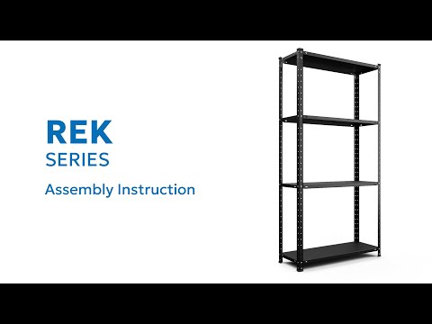 Navodila za montažo regala RACK lakovaný, kovovy