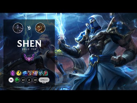 Shen Top vs Renekton - KR Master Patch 12.15