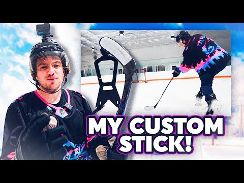 I Built the PERFECT Custom Hockey Stick...