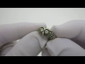 Відео огляд Срібна каблучка "Сова" 339кю