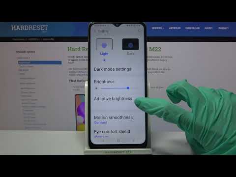 How to Activate Auto Brightness on SAMSUNG Galaxy M22 – Manage Display Settings