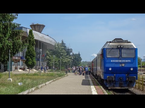 Plecarea trenului sezonier IR-N 1941 / R-E 8807 Satu Mare - Constanța / Mangalia din Baia Mare