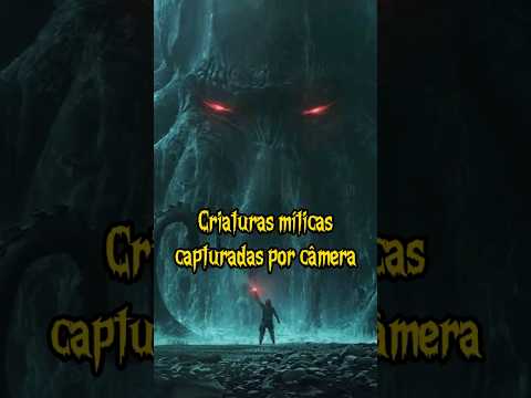 Criaturas místicas capturadas por câmeras #shorts