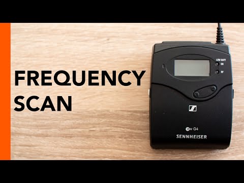 Sennheiser G4, G3 - Frequency Scan to find Clean Audio Signal