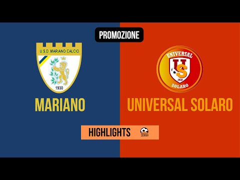 [HIGHLIGHTS] Promozione 29^ Giornata 2022/2023 - Mariano - Universal Solaro