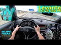 2022 Maserati Levante Modena S 3.0 V6 430 PS TOP SPEED GERMAN AUTOBAHN DRIVE POV
