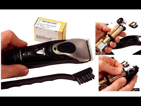 Panasonic ER1611 Akku Wechseln Anleitung