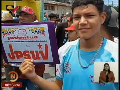 Pueblo del municipio García en Nueva Esparta se moviliza en respaldo al Presidente Nicolás Maduro