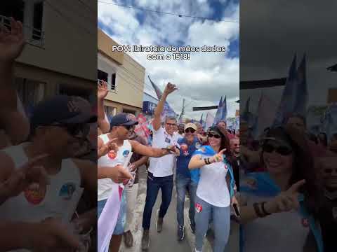 Ibirataia de mãos dadas com o 1518 | Jayminho 1518 para Deputado Federal
