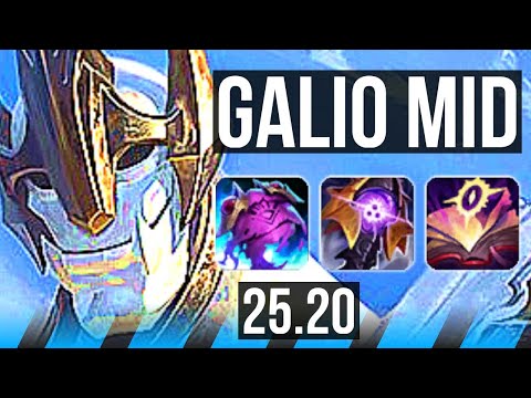 GALIO vs SYNDRA (MID) | Legendary, 66k DMG | EUW Diamond | 25.20