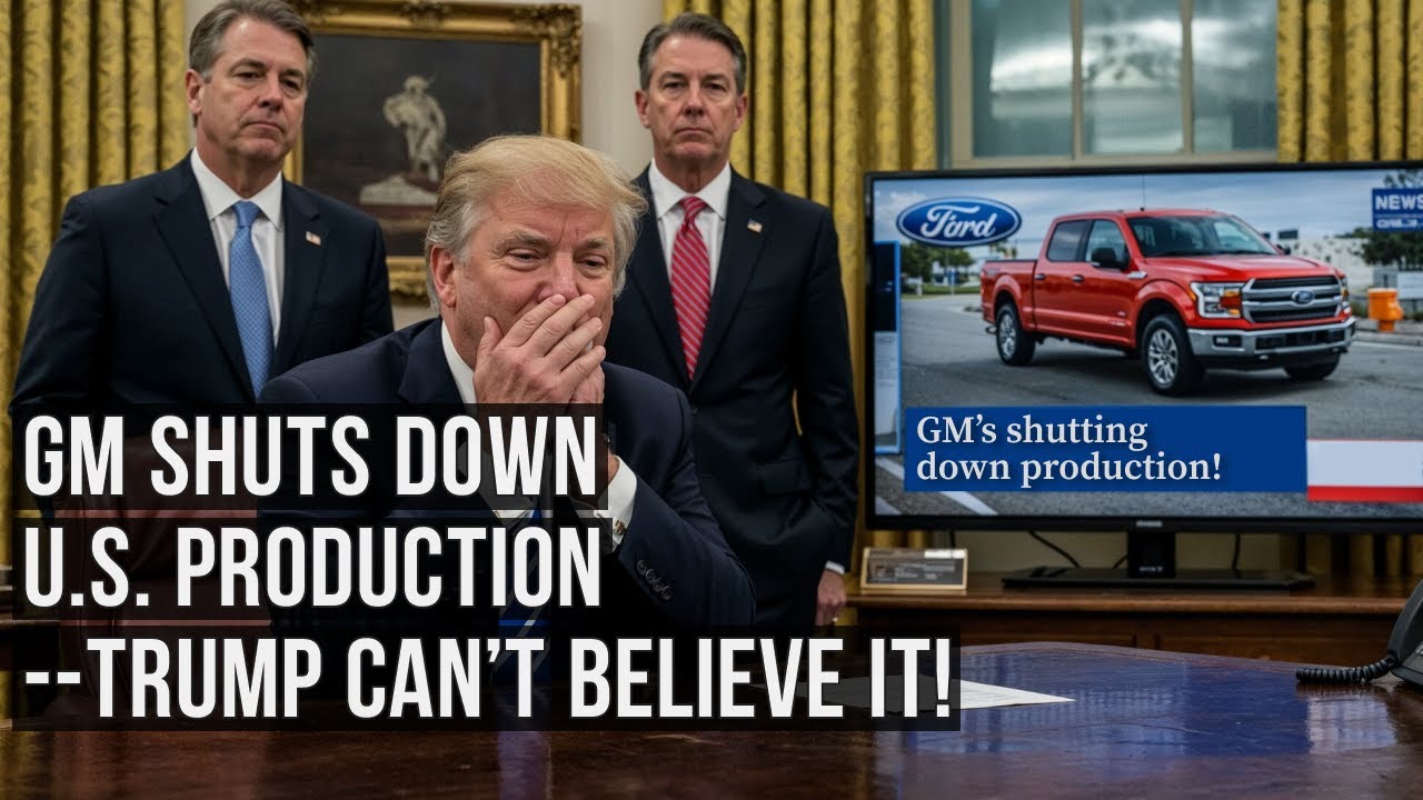 $5 Billion Meltdown: GM Factories Go Silent After Trump’s Tariffs Hit Hard!