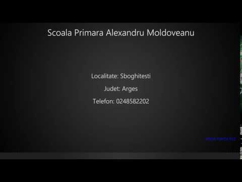 Scoala Primara Alexandru Moldoveanu Sboghitesti