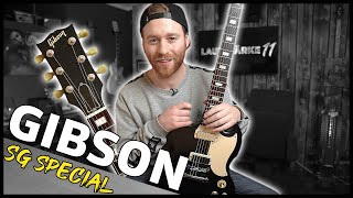 Video thumbnail for Gibson SG Special T - Model 2016 mit Mini Humbucker | english subtitles by Lautstärke 11