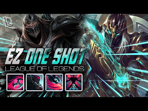 ZED MONTAGE - EZ ONE SHOT | Ez LoL Plays [60 FPS]