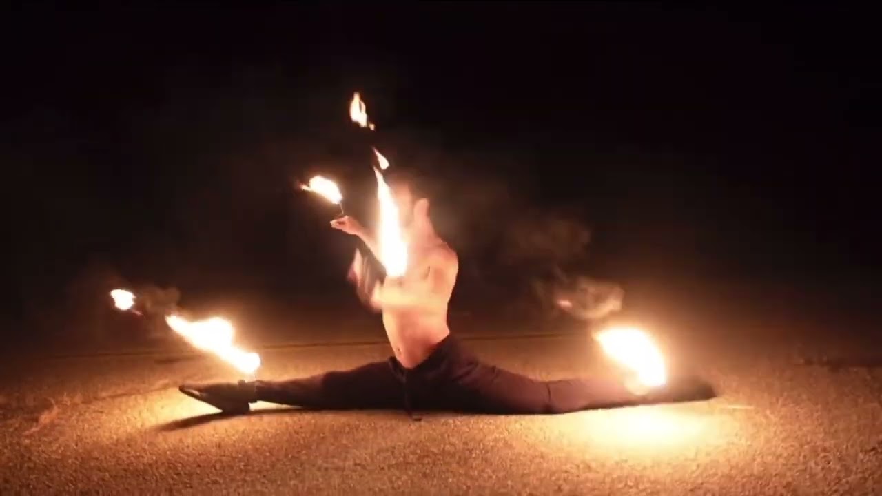 Promotional video thumbnail 1 for Aaron's Phenomenal Fire Performance