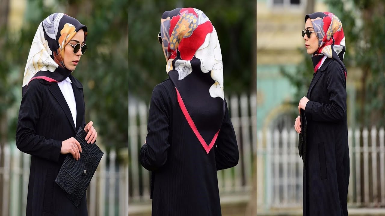 %100 Twill İpek Eşarp Gelincik Desenli