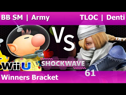 SW 61 Smash 4 - BB SM | Army (Olimar) vs TLOC | Denti (Sheik) - Winners Bracket