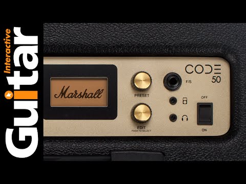 Marshall Code CODE50 50-Watt 1x12" Digital Modeling Guitar Combo 2016 - Present - Black image 3