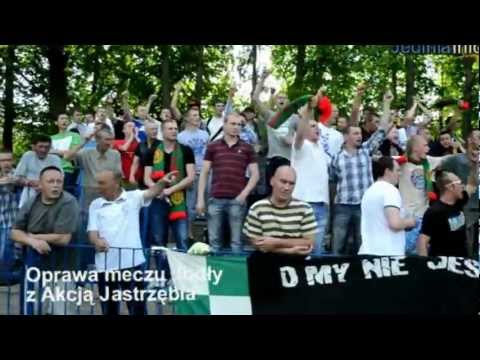 Mecz Jodła Jedlnia-Letnisko Akcja Jastrzębia. Doping kibiców