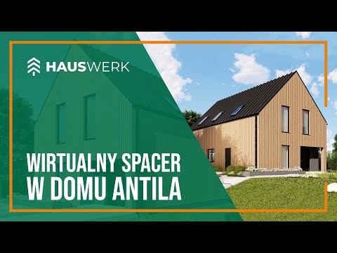Wirtualny spacer w gotowym projekcie domu ANTILA