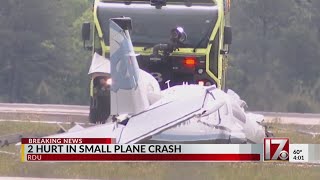 Doctor and pilot identified after UNC medical plane crash lands at RDU