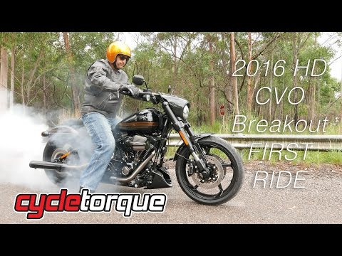 Harley-Davidson CVO Pro Street Breakout | First Ride | Cycle Torque April 2016