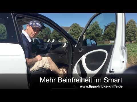 Mehr Beinfreiheit im Smart (Smart ForTwo, ForFour, ED Electric Drive, EQ, 42, 44, Baureihe 453)