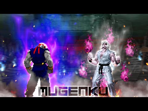 Omega God Ryu vs InfernoWalker Ken. Street Fighter MUGEN Multiverse