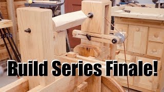 Treadle Lathe Build Finale: Tool rest and boiled linseed oil | Hand Tool Woodworking