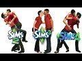 Sims 2 Vs Sims 3 Vs Sims 4 Kisses Interactions
