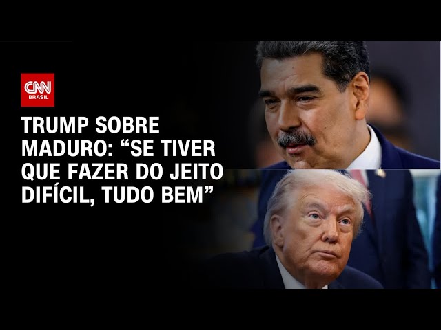 “If you have to do it the hard way, that’s fine,” warns Trump about Maduro | LIVE CNN