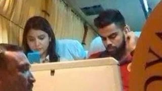Spotted: Anushka Sharma And Virat Kohli Take A Ride In Royal Challengers Bangalore Bus
