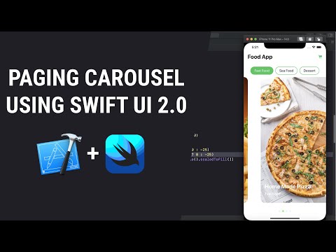[Swift] Food App: Paging Carousel - SwiftUI 2.0 for IOS 14