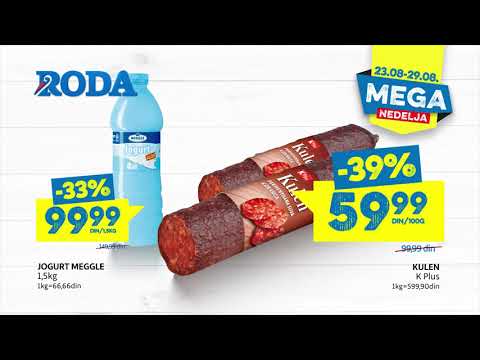 Roda | Mega nedelja 23.08 - 29.08.2019.
