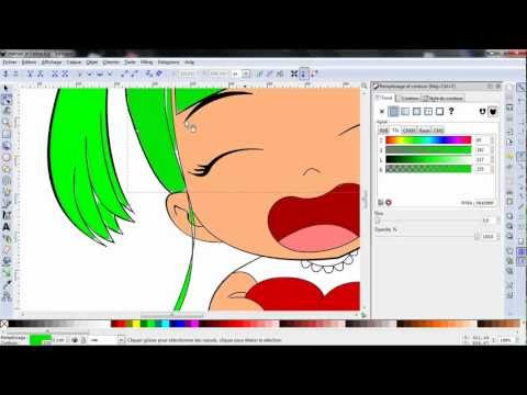 comment colorier avec inkscape