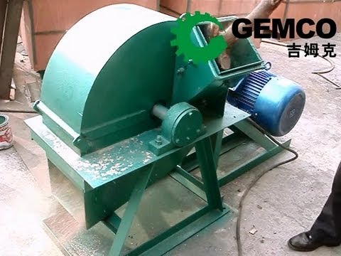 Wood log crusher machine, small wood crusher