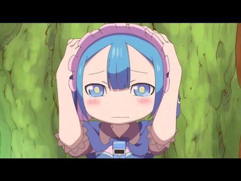 Marulk getting scared by Ozen (Made in abyss ova 1)