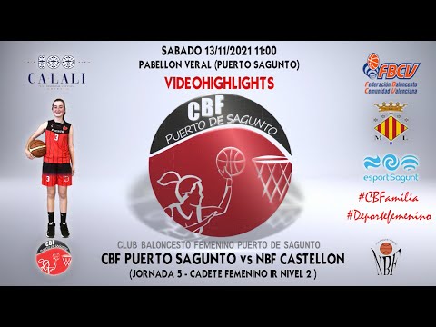 Videohighlights Cadete Ca Lali CBF Puerto - NBF Castellón (J5 LIGA 21-22)