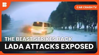 Lada Attacks and Snow Driving Disasters Caught | Car Crash TV