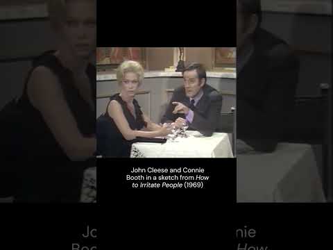 John Cleese and Connie Booth in How to Irritate People, 1969