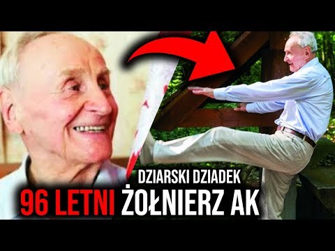 93letni żołnierz AK zawstydza swoją formą fizyczną