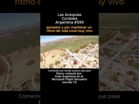 Las Acequias, Cordoba desde el Microsoft Flight Simulator #lasacequias #cordoba #msfs #joaha45