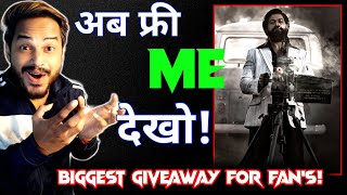 How To Watch KGF Chapter 2 Movie | GIVEAWAY FOR FANS | KGF 2 Explained In Hindi