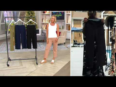 Women with Control St. Tropez Tummy Control Crop Pants on QVC