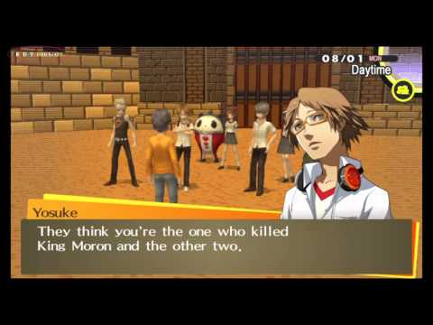 Persona 4 Golden  - 068 Mitsuo and Omelette with Fried Rice Cookout